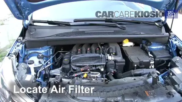 2018 Opel Crossland X SE 1.2L 3 Cyl. Filtre à air (moteur) Changement